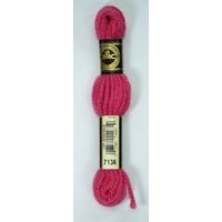 DMC Tapestry Wool #7136 ROSE Laine Colbert wool 8m Skein