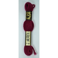 DMC Tapestry Wool #7139 VERY DARK RASPBERRY Laine Colbert wool 8m Skein