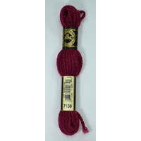 DMC Tapestry Wool #7139 VERY DARK RASPBERRY Laine Colbert wool 8m Skein
