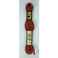 DMC Tapestry Wool #7178 DARK RED COPPER Laine Colbert wool 8m Skein