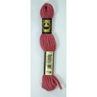 DMC Tapestry Wool #7196 DARK SALMON Laine Colbert wool 8m Skein