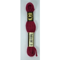 DMC Tapestry Wool #7207 VERY DARK ROSE Laine Colbert wool 8m Skein