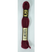 DMC Tapestry Wool #7218 VERY DARK GARNET Laine Colbert wool 8m Skein