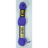 DMC Tapestry Wool #7243 DARK BLUE VIOLET Laine Colbert wool 8m Skein