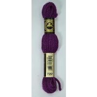 DMC Tapestry Wool #7257 DARK GRAPE Laine Colbert wool 8m Skein
