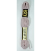 DMC Tapestry Wool #7260 VERY LIGHT ANTIQUE MAUVE Laine Colbert wool 8m Skein