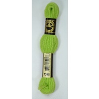 DMC Tapestry Wool #7340 LIGHT PARROT GREEN Laine Colbert wool 8m Skein