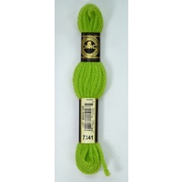 DMC Tapestry Wool #7341 BRIGHT CHRISTMAS GREEN Laine Colbert wool 8m Skein