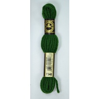 DMC Tapestry Wool #7348 GREEN Laine Colbert wool 8m Skein