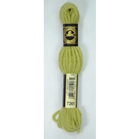 DMC Tapestry Wool #7361 LIGHT KHAKI GREEN Laine Colbert wool 8m Skein