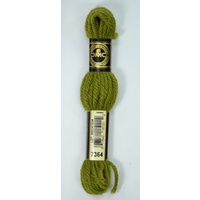 DMC Tapestry Wool #7364 OLIVE GREEN Laine Colbert wool 8m Skein