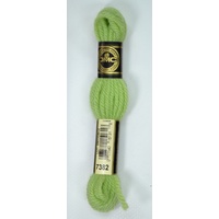 DMC Tapestry Wool #7382 VERY LIGHT YELLOW GREEN Laine Colbert wool 8m Skein