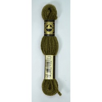DMC Tapestry Wool #7391 DARK GOLDEN OLIVE GREEN (7047) Laine Colbert wool 8m Skein