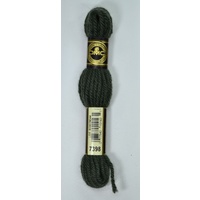 DMC Tapestry Wool #7398 DARK AVOCADO GREEN Laine Colbert wool 8m Skein