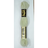 DMC Tapestry Wool #7400 MEDIUM BEIGE GREY GREEN Laine Colbert wool 8m Skein