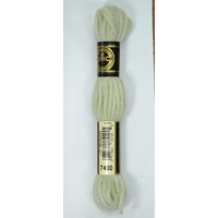 DMC Tapestry Wool, #7400 MEDIUM BEIGE GREY GREEN, Laine Colbert wool, 8m Skein