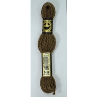 DMC Tapestry Wool #7416 DARK MOCHA BROWN Laine Colbert wool 8m Skein