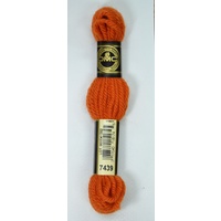 DMC Tapestry Wool #7439 LIGHT ORANGE SPICE Laine Colbert wool 8m Skein