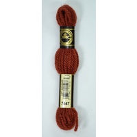 DMC Tapestry Wool #7447 DARK TERRA COTTA Laine Colbert wool 8m Skein