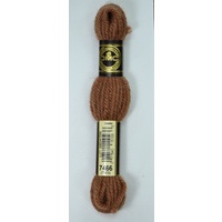 DMC Tapestry Wool #7466 VERY DARK DESERT SAND 7063 Laine Colbert wool 8m Skein