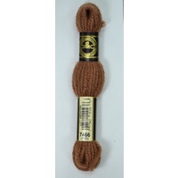 DMC Tapestry Wool, #7466 VERY DARK DESERT SAND, 7063, Laine Colbert wool, 8m Skein