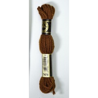 DMC Tapestry Wool, #7479 DARK COFFEE BROWN, Laine Colbert wool, 8m Skein