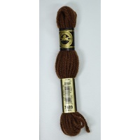 DMC Tapestry Wool, #7489 ULTRA DARK COFFEE BROWN, Laine Colbert wool, 8m Skein