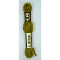 DMC Tapestry Wool #7582 MEDIUM OLIVE GREEN Laine Colbert wool 8m Skein
