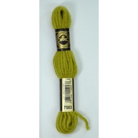 DMC Tapestry Wool #7583 LIGHT OLIVE GREEN Laine Colbert wool 8m Skein