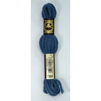 DMC Tapestry Wool #7591 DARK ANTIQUE BLUE Laine Colbert wool 8m Skein