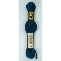 DMC Tapestry Wool #7860 ULTRA VERY DARK TURQUOISE Laine Colbert wool 8m Skein