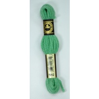DMC Tapestry Wool, #7912 LIGHT EMERALD GREEN, Laine Colbert wool, 8m Skein