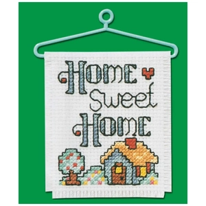 HOME SWEET HOME Mini Counted Cross Stitch Kit