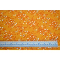 100% Cotton Fabric, # 5012.C, 110cm Wide Per Metre, ORANGE
