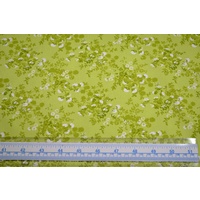 Dayview Textiles 100% Cotton Fabric, #5012.D, 110cm Wide Per 50cm, GREEN