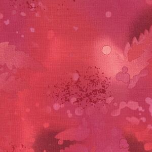 Fossil Fern Red Rouge (0F), 112cm Wide Cotton Quilting Fabric