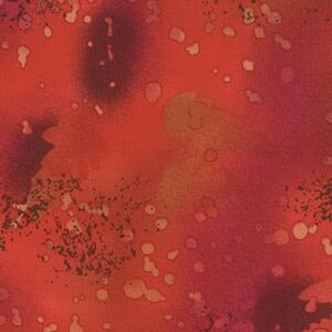 Fossil Fern Red Gold (0K), 112cm Wide Cotton Quilting Fabric