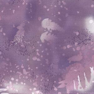 Fossil Fern Violet Smoke 1H, 112cm Wide Cotton Quilting Fabric