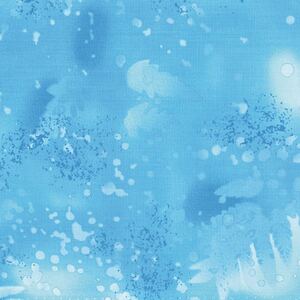 Fossil Fern Paris Sky 1S, 112cm Wide Cotton Quilting Fabric