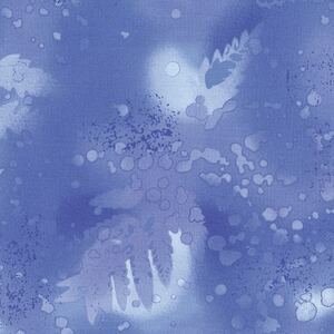 Fossil Fern Blue Frost (27), 112cm Wide Cotton Quilting Fabric