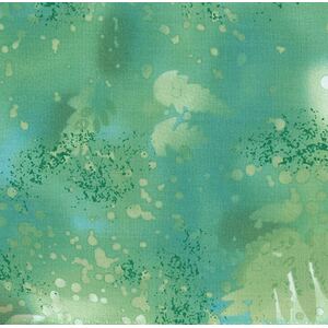Fossil Fern Sea Crystal (28), 112cm Wide Cotton Quilting Fabric