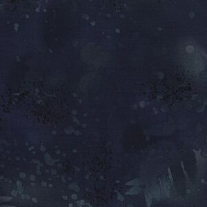 Fossil Fern Indigo Navy (53), 112cm Wide Cotton Quilting Fabric