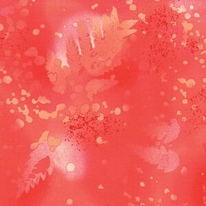 Fossil Fern Pink Mango (70), 112cm Wide Cotton Quilting Fabric