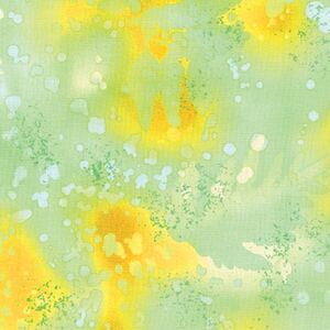 Fossil Fern Golden Lime (84), 112cm Wide Cotton Quilting Fabric