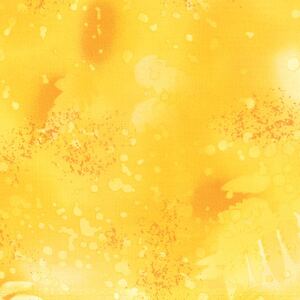 Fossil Fern Bright Yellow (88), 112cm Wide Cotton Quilting Fabric
