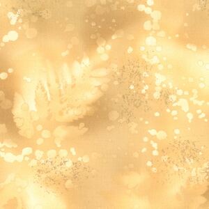Fossil Fern Golden Beige (92), 112cm Wide Cotton Quilting Fabric