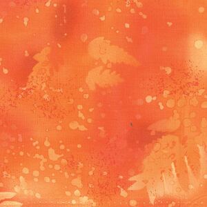 Fossil Fern Mandarine (AA), 112cm Wide Cotton Quilting Fabric