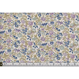 Liberty Fabrics English Garden 5601Z Mamie Blue 110cm Wide 63cm REMNANT