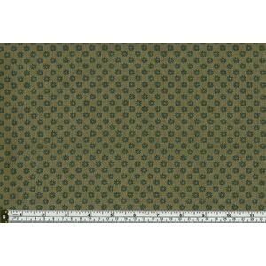 Liberty English Garden Floral Dot Green 112cm Wide Cotton Fabric 5603X