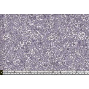 Liberty English Garden Emily Silhouette Lilac 112cm Wide Cotton Fabric 5604Y